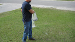 How to throw a cast net step 11