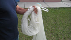 How to throw a cast net step 5