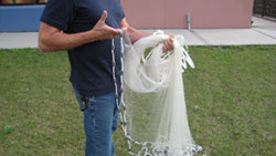 How to throw a cast net step 6