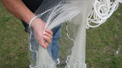How to throw a cast net step 8